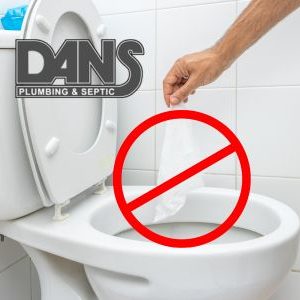 Do not put flushable wipes down the toilet